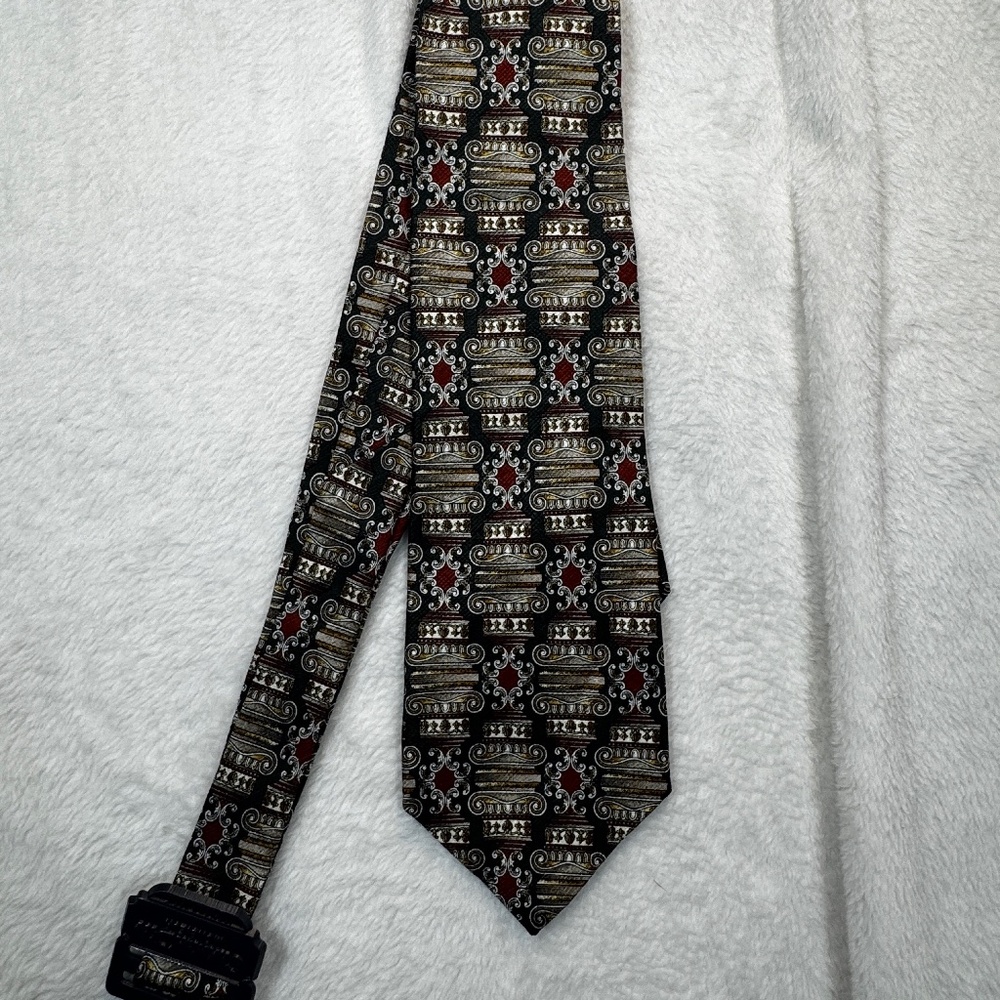 Christian Dior monsieur Mens Necktie 100% Silk Vintage Y2K Business
